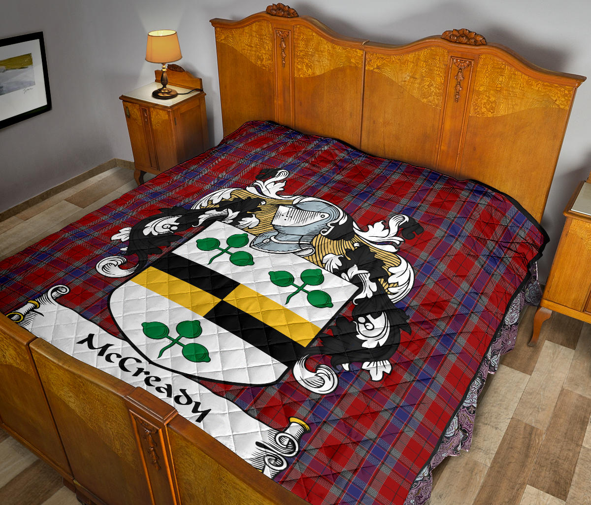 McCready Tartan Crest Quilt - SP
