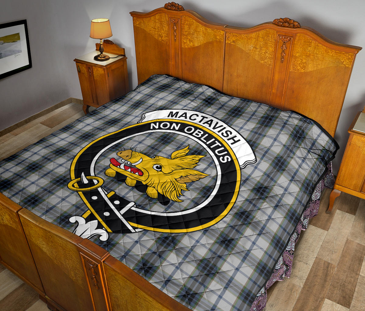 MacTavish of Dunardry Dress Tartan Quilt - SP