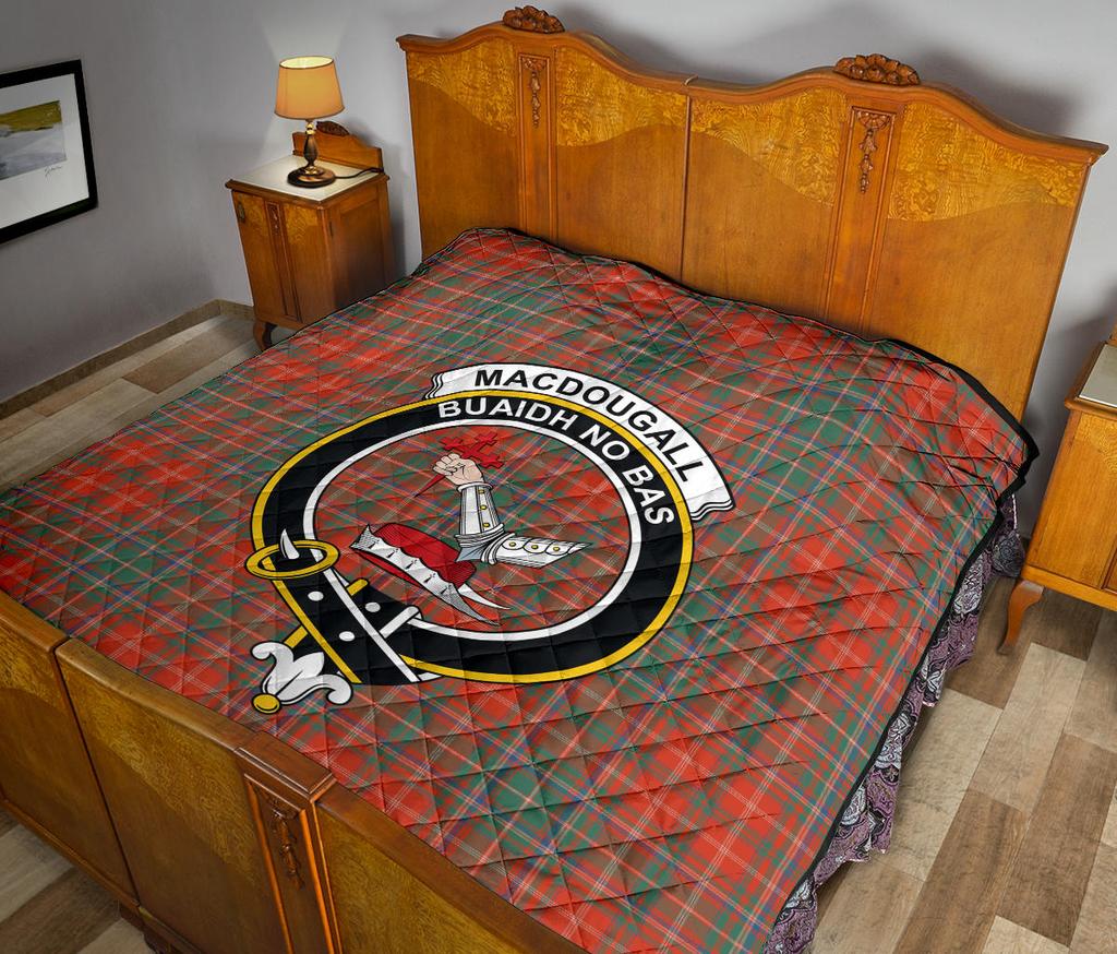 Macdougall Family Modern Tartan Quilt
