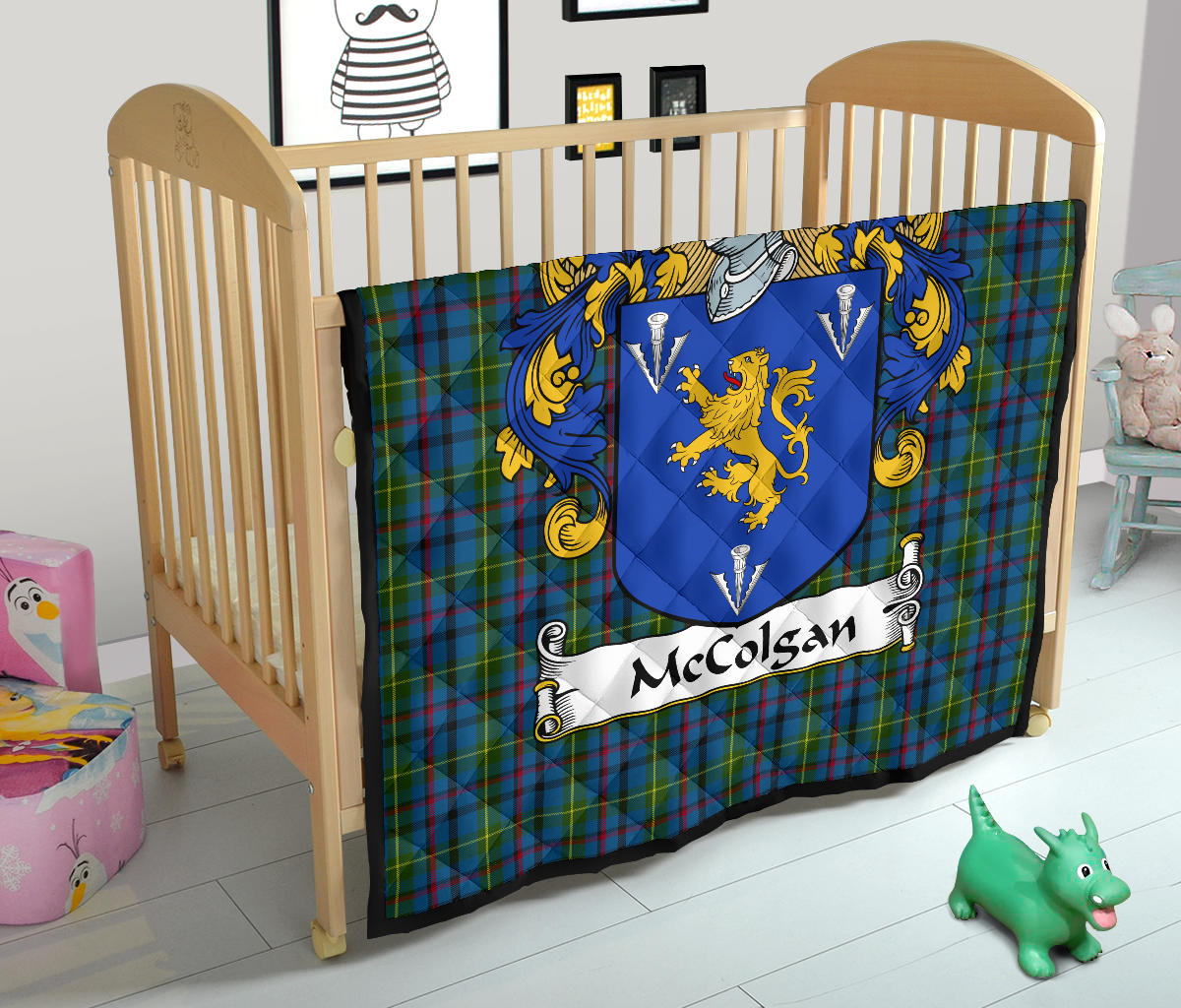 McColgan Tartan Crest Quilt