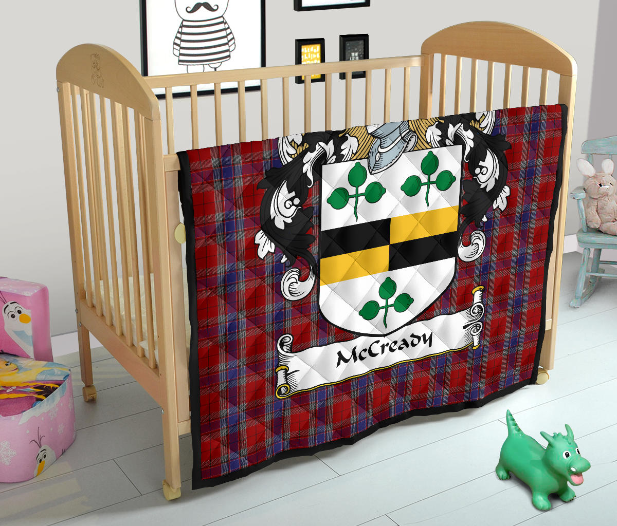 McCready Tartan Crest Quilt - SP