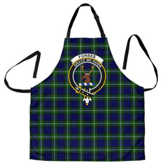 Forbes Modern Tartan Crest Apron