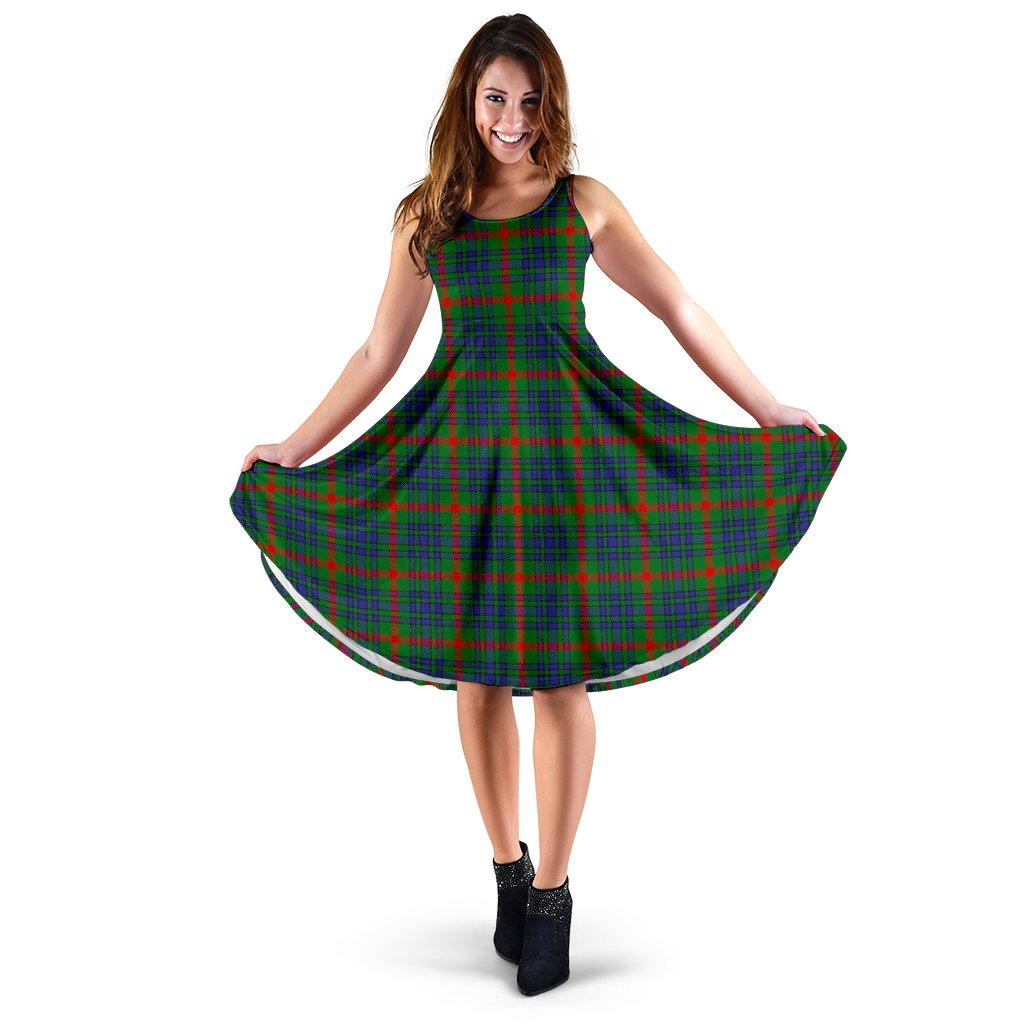 Aiton Family Tartan Midi Dress