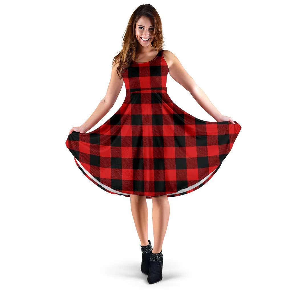 Rob Roy MacGregor Modern Tartan Midi Dress