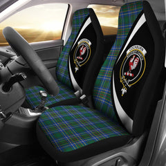 Cockburn Ancient Tartan Crest Circle Style Car Seat Cover