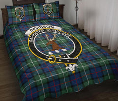 Davidson of Tulloch Tartan Crest Quilt Bed Set