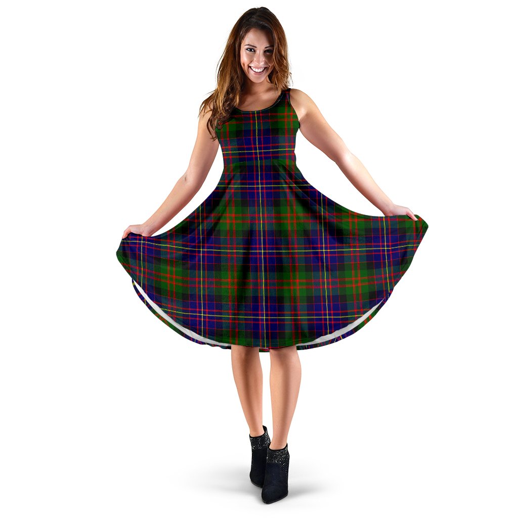 Cameron of Erracht Modern Tartan Midi Dress