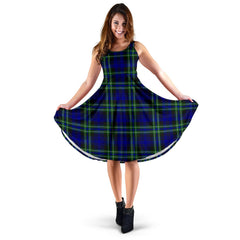 Arbuthnot Modern Tartan Midi Dress