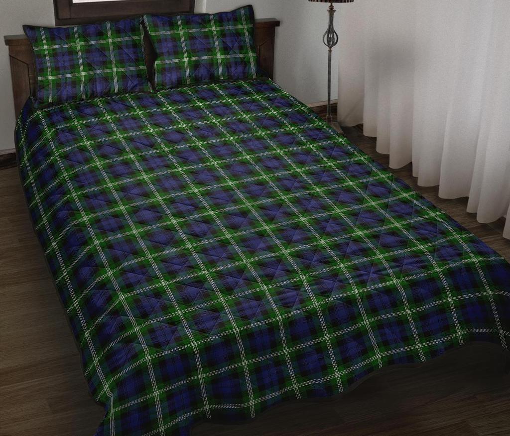 Baillie Modern Tartan Quilt Bed Set