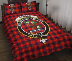 Fraser Modern Tartan Crest Quilt Bed Set