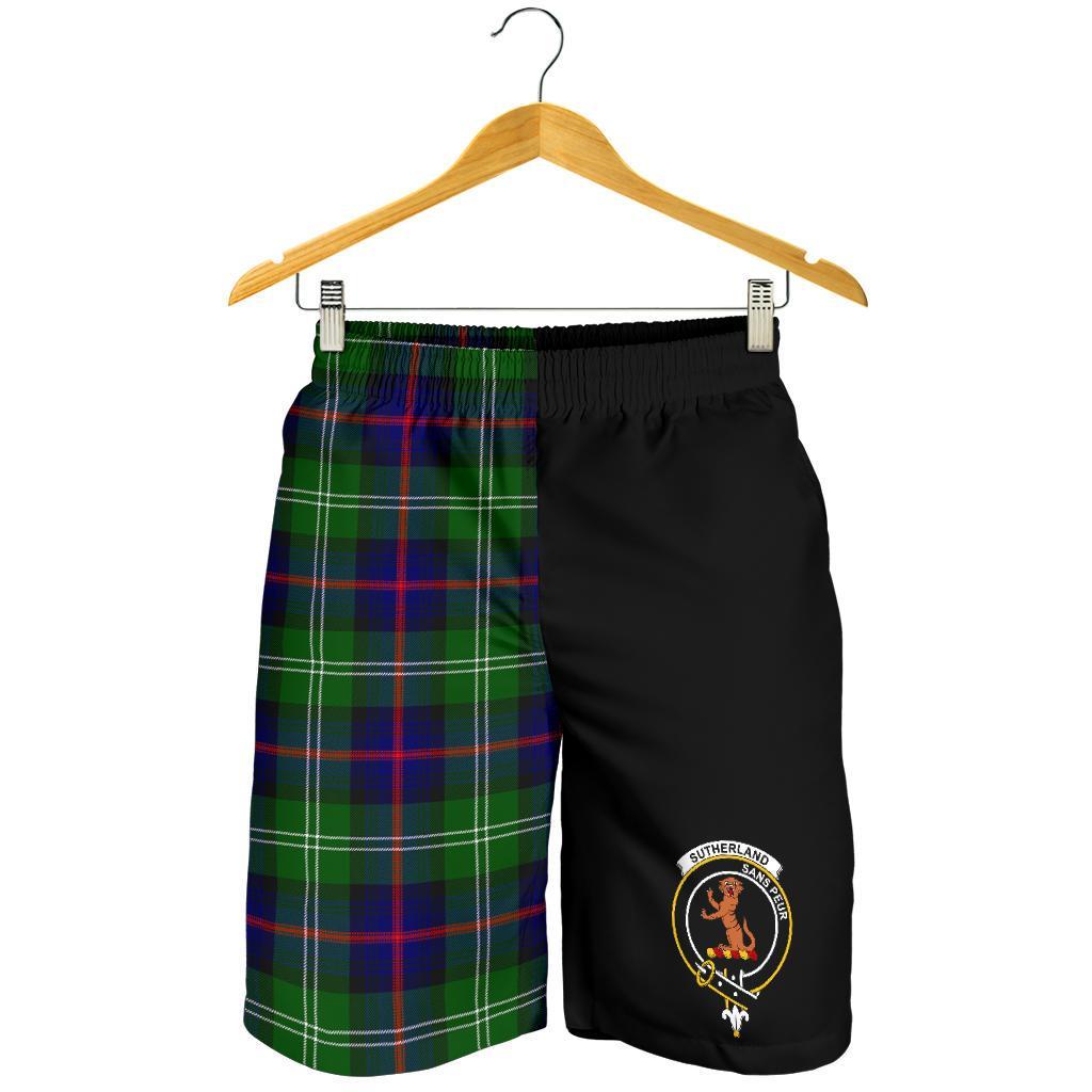 Sutherland Tartan Crest Men's Short - Haft Style