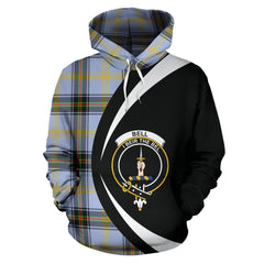 Bell of the Borders Tartan Crest Hoodie - Circle Style