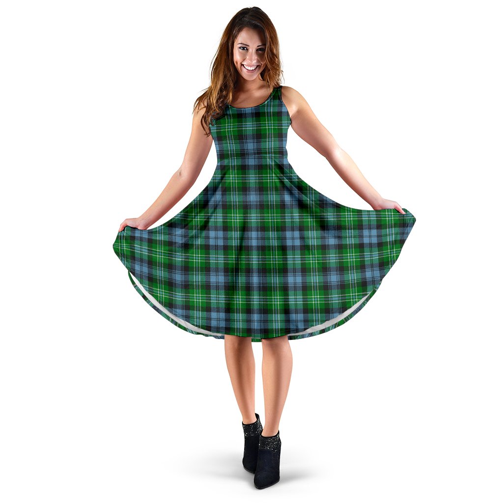 Arbuthnot Ancient Tartan Midi Dress