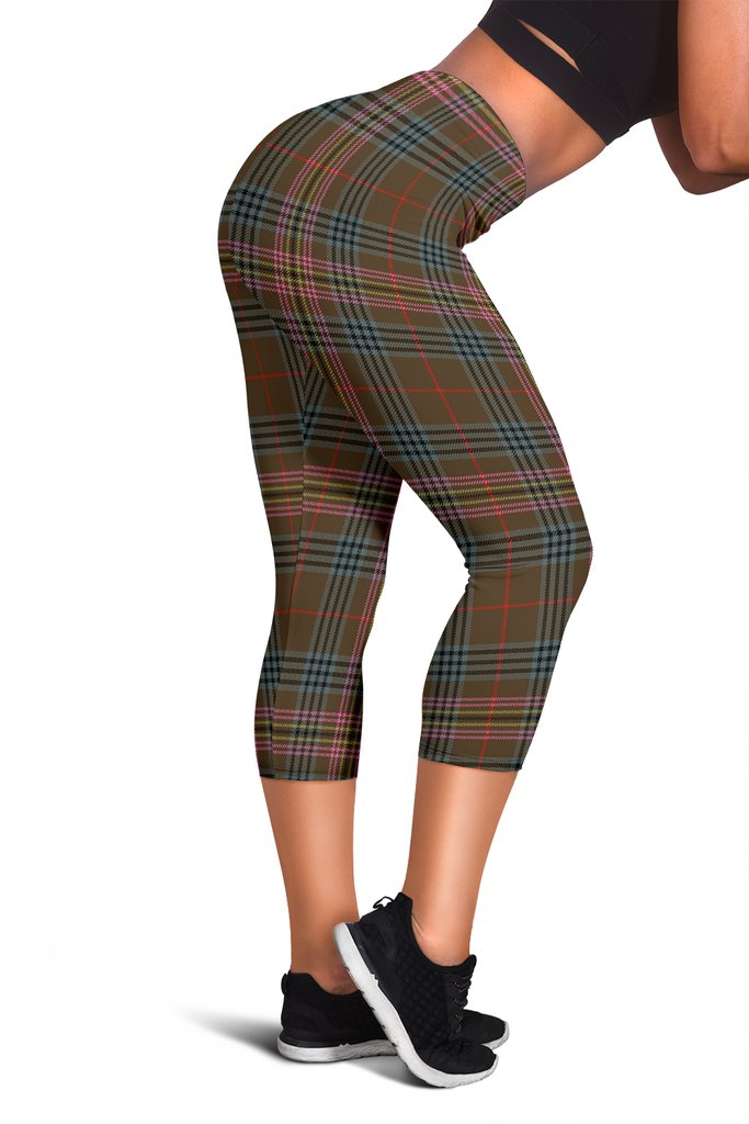 Kennedy Weathered Tartan Capris Leggings