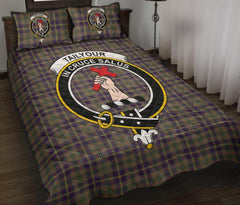 Taylor Weathered Tartan Crest Quilt Bed Set