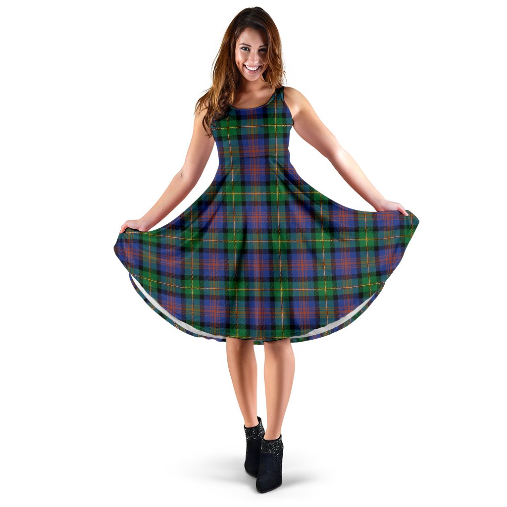 Logan Ancient Tartan Midi Dress