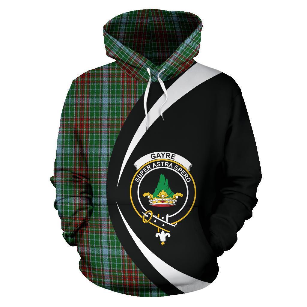 Gayre Tartan Crest Hoodie - Circle Style