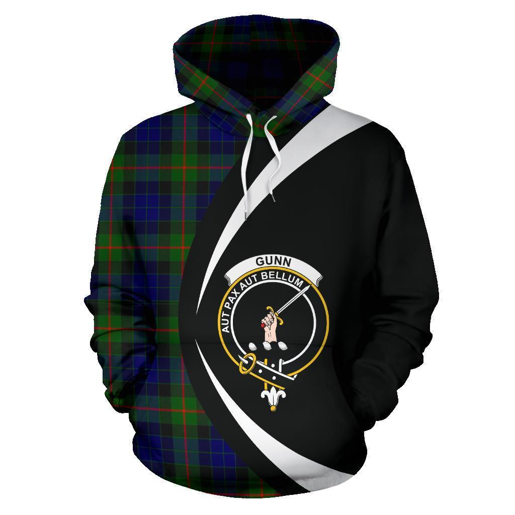 Gunn Modern Tartan Crest Hoodie - Circle Style