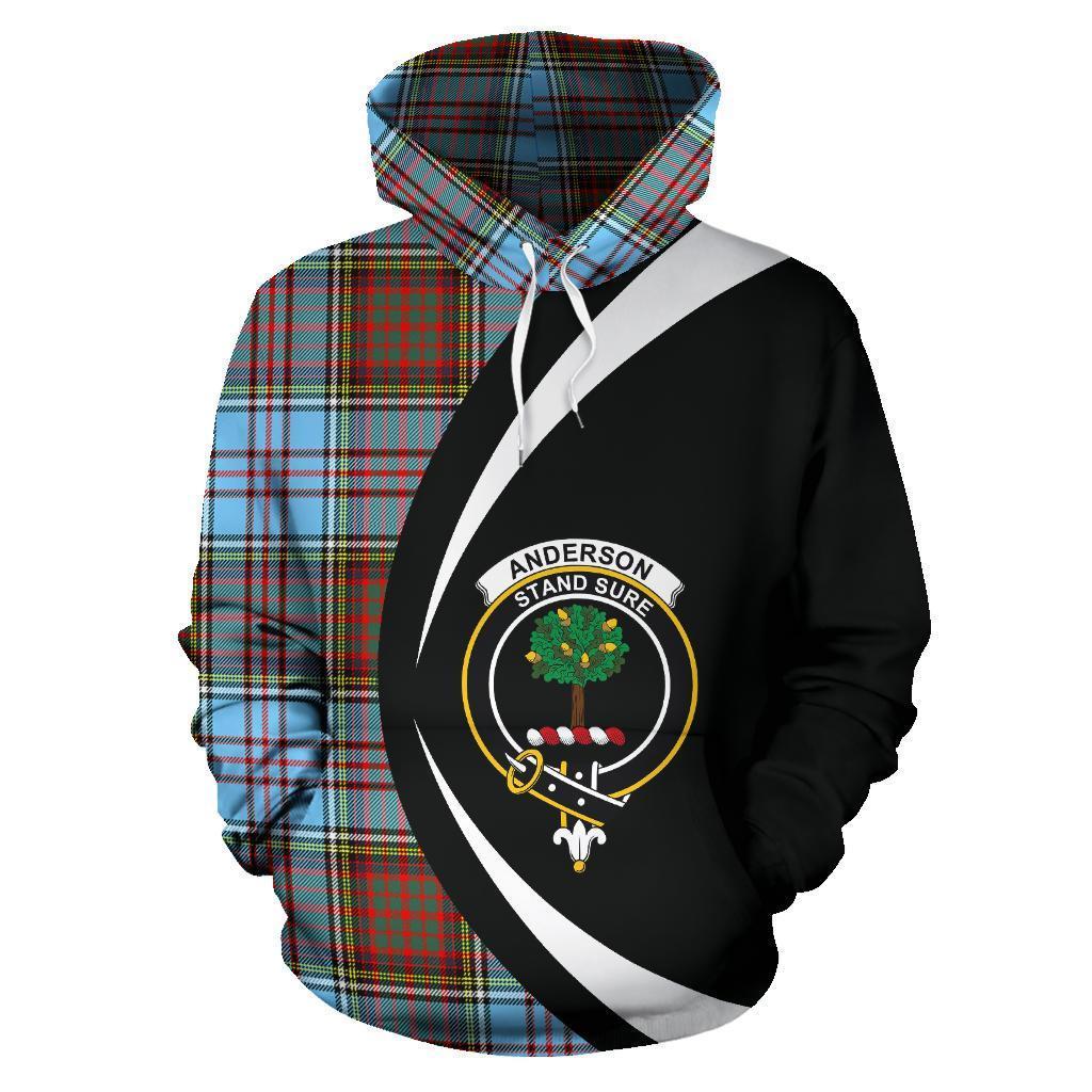 Anderson Ancient Tartan Crest Hoodie - Circle Style