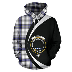 Hannay Modern Tartan Crest Hoodie - Circle Style