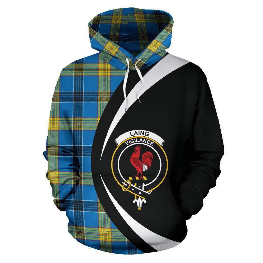 Laing Tartan Crest Hoodie - Circle Style