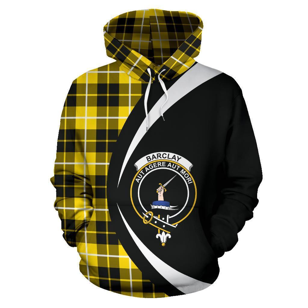 Barclay Dress Modern Tartan Crest Hoodie - Circle Style