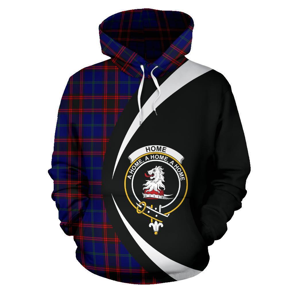 Home Modern Tartan Crest Hoodie - Circle Style