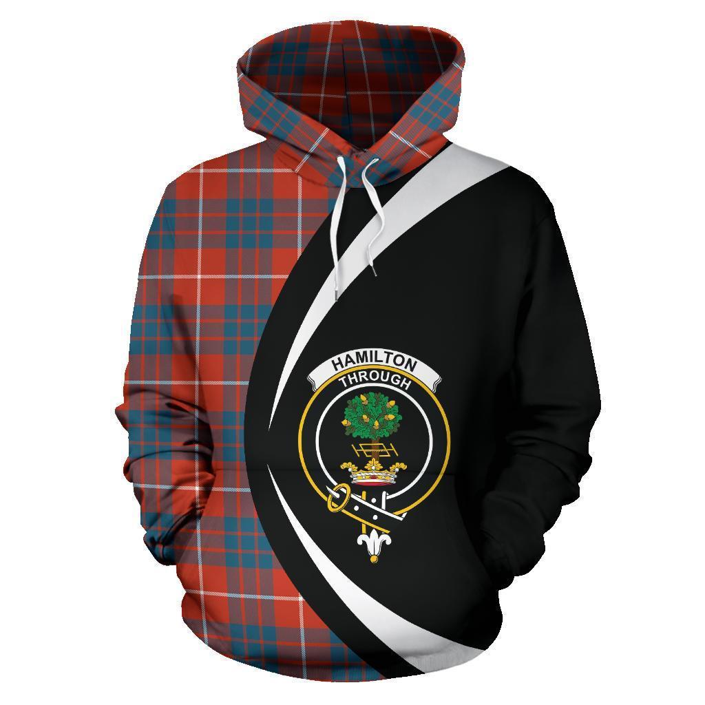 Hamilton Ancient Tartan Crest Hoodie - Circle Style