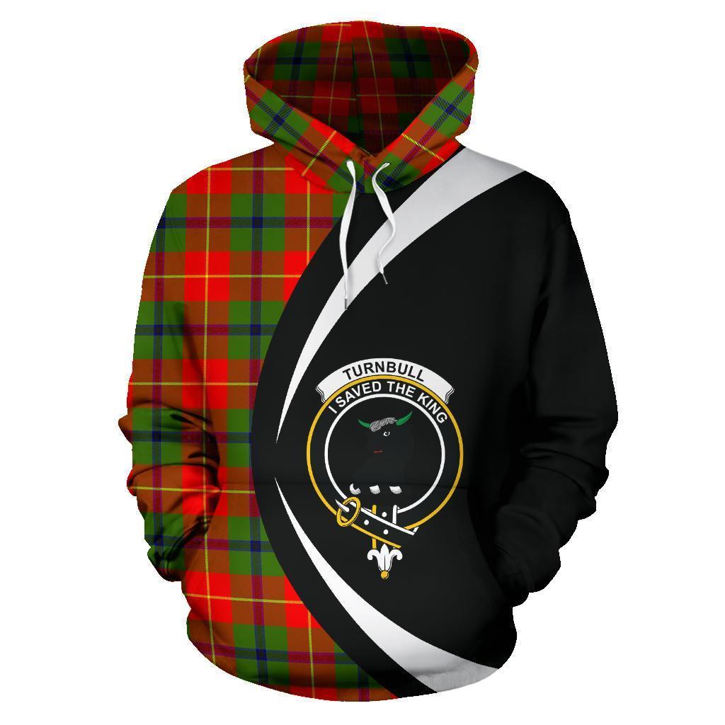 Turnbull Dress Tartan Crest Hoodie - Circle Style