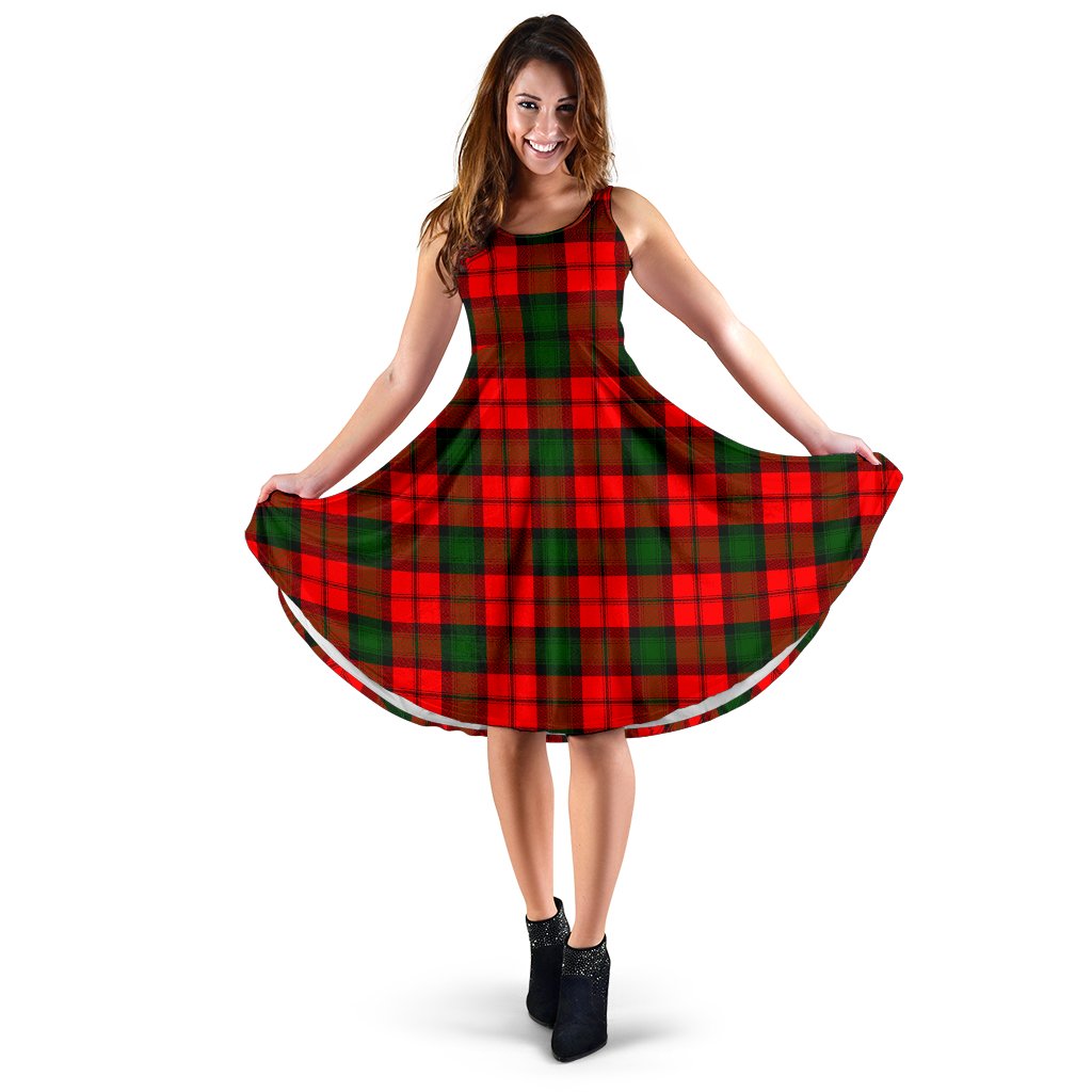 Kerr Modern Tartan Midi Dress