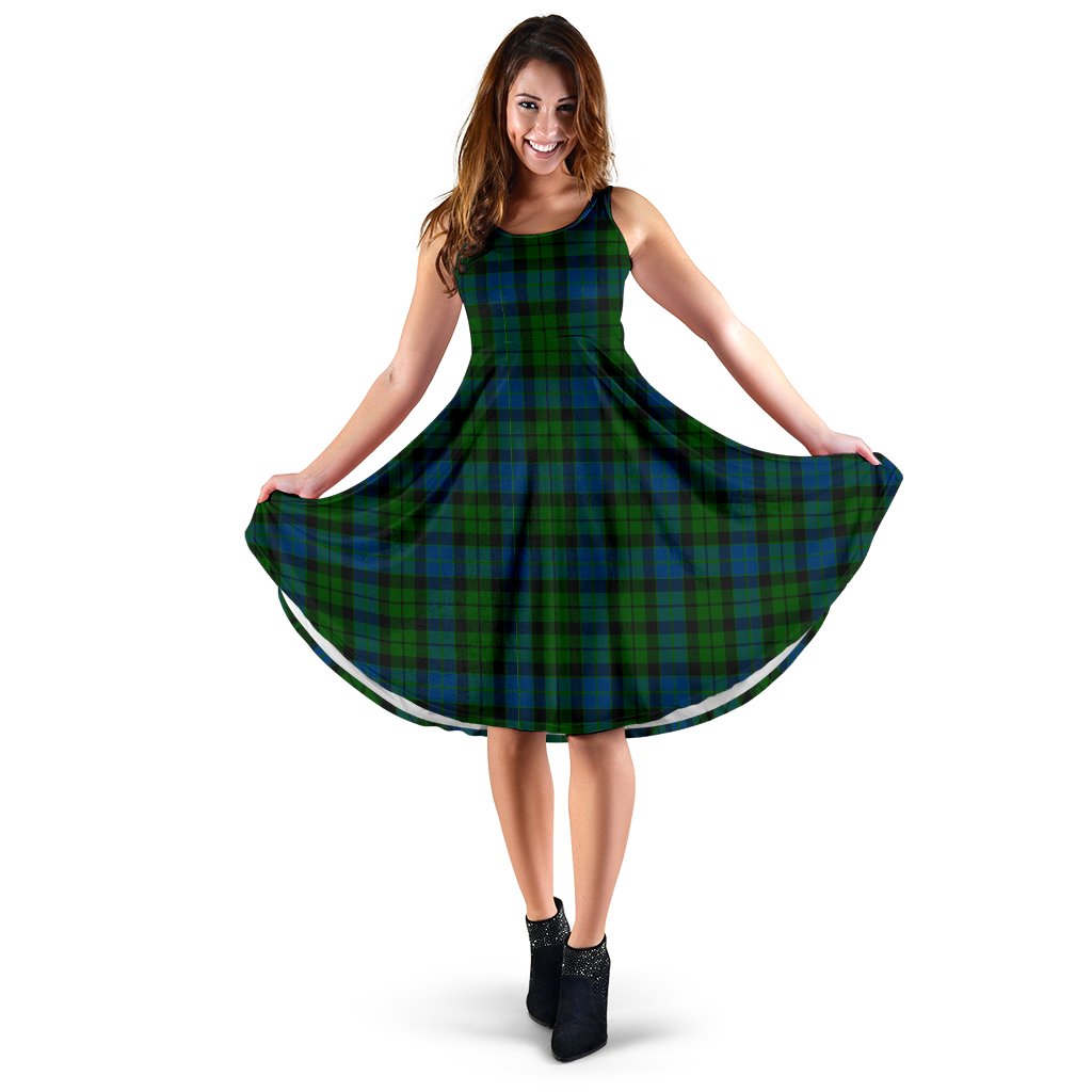 MacKay Modern Tartan Midi Dress