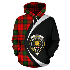 Kerr Modern Tartan Crest Hoodie - Circle Style