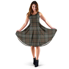 Outlander Fraser Tartan Midi Dress