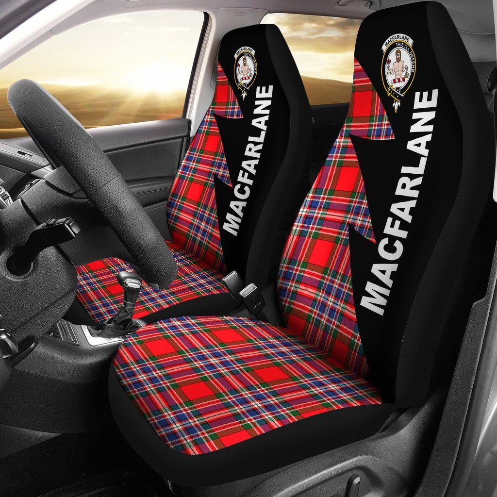 MacFarlane Tartan Crest Car seat cover