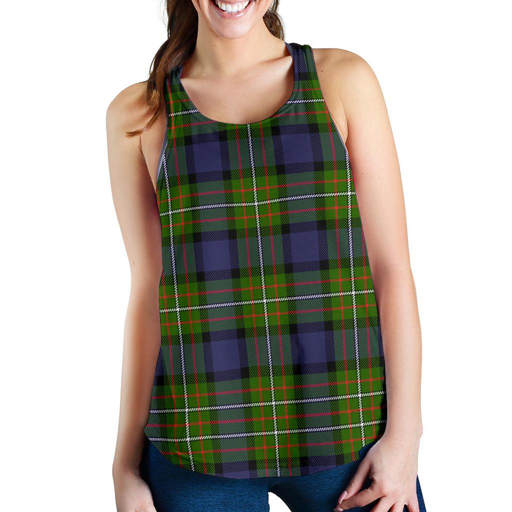 Fergusson Modern Tartan Women Racerback Tank Top