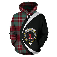 Crawford Modern Tartan Crest Hoodie - Circle Style