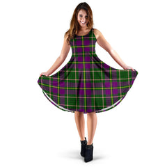 Taylor Family Tartan Midi Dress