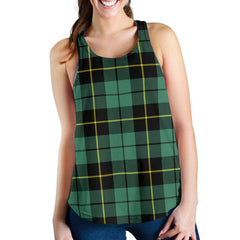 Wallace Hunting Ancient Tartan Women Racerback Tank Top