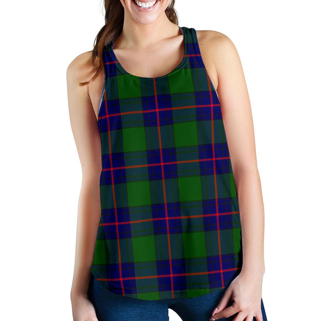 Shaw Modern Tartan Women Racerback Tank Top