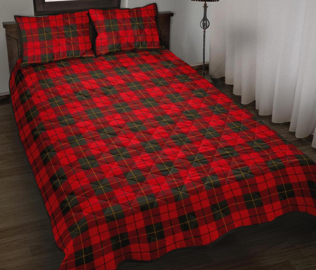 Wallace Weathered Tartan Quilt Bed Set