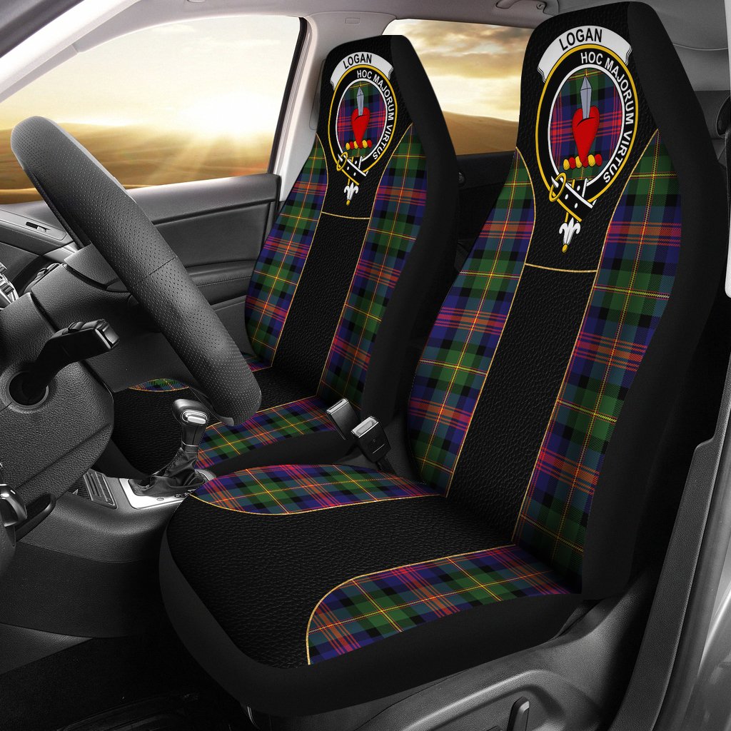 Logan Tartan Crest Car Seat Cover - Special Version