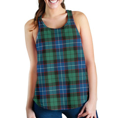 Hunter Ancient Tartan Women Racerback Tank Top