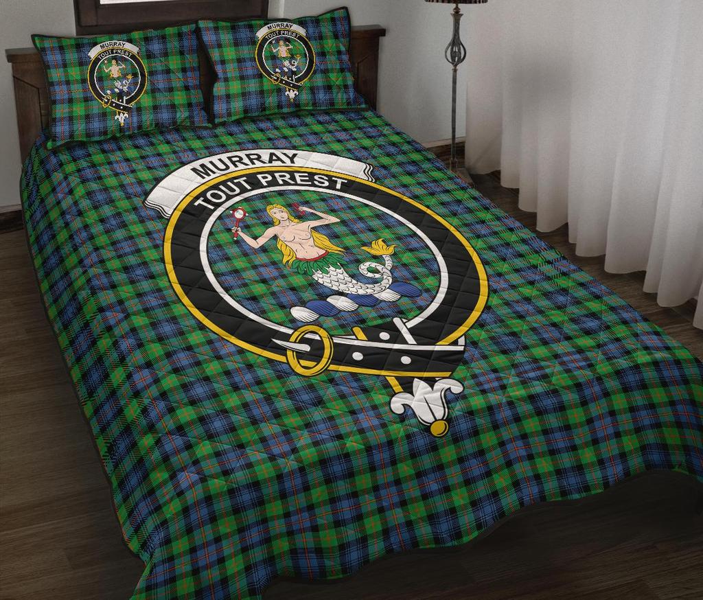 Murray of Atholl Ancient Tartan Crest Quilt Bed Set