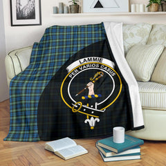 Lamont Ancient Tartan Crest Blanket - 3 Sizes