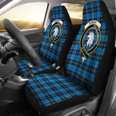 Ramsay Bue Ancient Tartan Crest Car seat cover