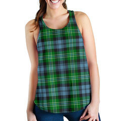 Arbuthnot Ancient Tartan Women Racerback Tank Top