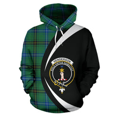 Henderson (Mackendrick) Ancient Tartan Crest Hoodie - Circle Style