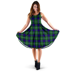 Alexander Family Tartan Midi Dress