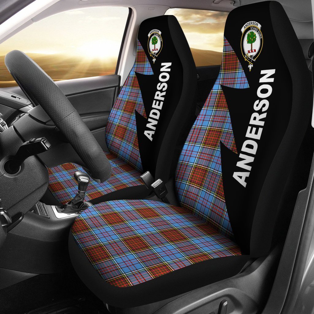 Anderson Tartan Crest Car seat cover