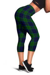 Keith Modern Tartan Capris Leggings